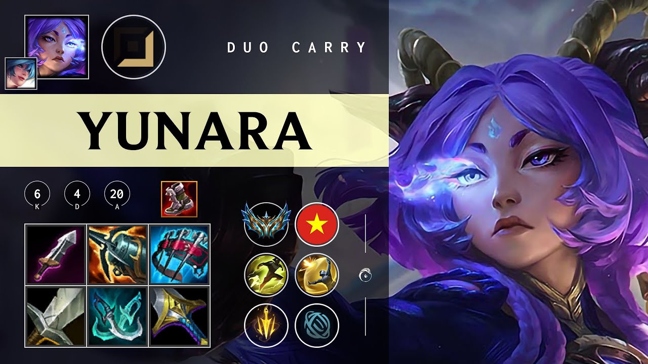 Yunara Carry vs Kalista - VN Challenger Patch 26.01