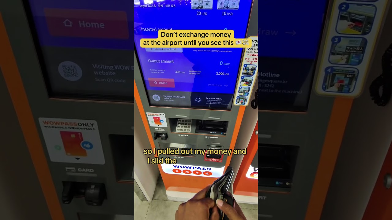 Dont exchange money at the airport until you see this #koreatravel #traveltips #seoul #seoultravel