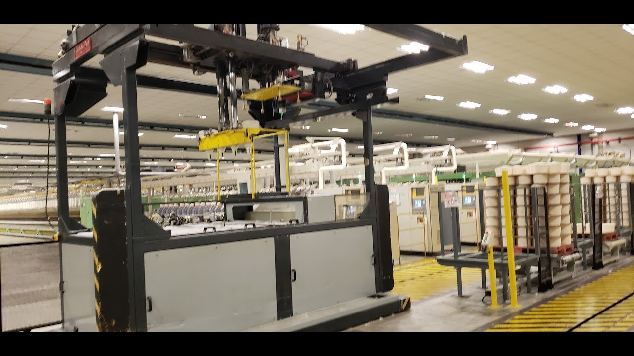 Automatizacion en Hilanderia, proceso Paletizado Hilos.