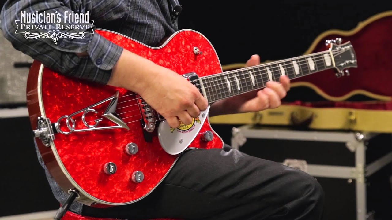 Gretsch Guitars Custom Shop 10th Anniversary Duo Jet NOS Electric Guitar Red Moto