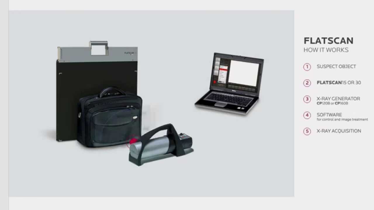 Portable X-Ray scanner for Security (EOD) - Leave no room for error - FLATSCAN
