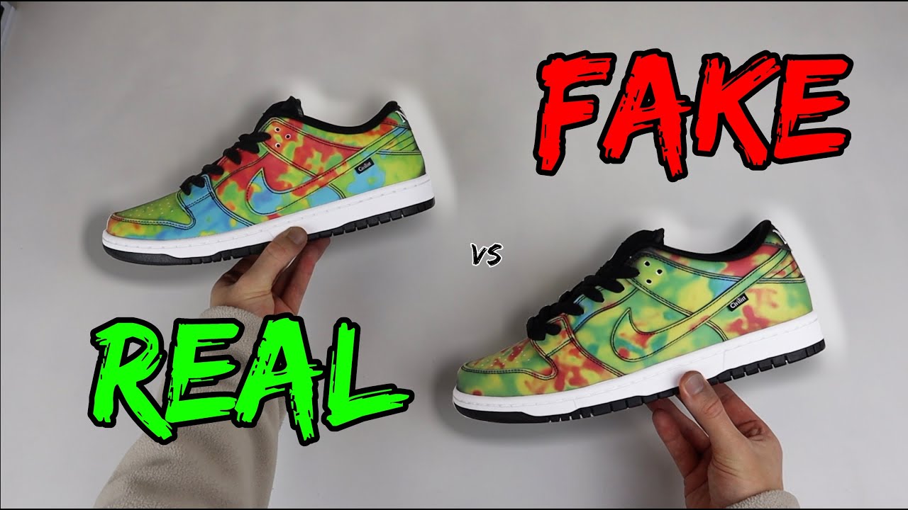 НАСТОЯЩЕЕ ПРОТИВ ПОДДЕЛКИ! СРАВНЕНИЕ NIKE X CIVILIST SB DUNK LOW!