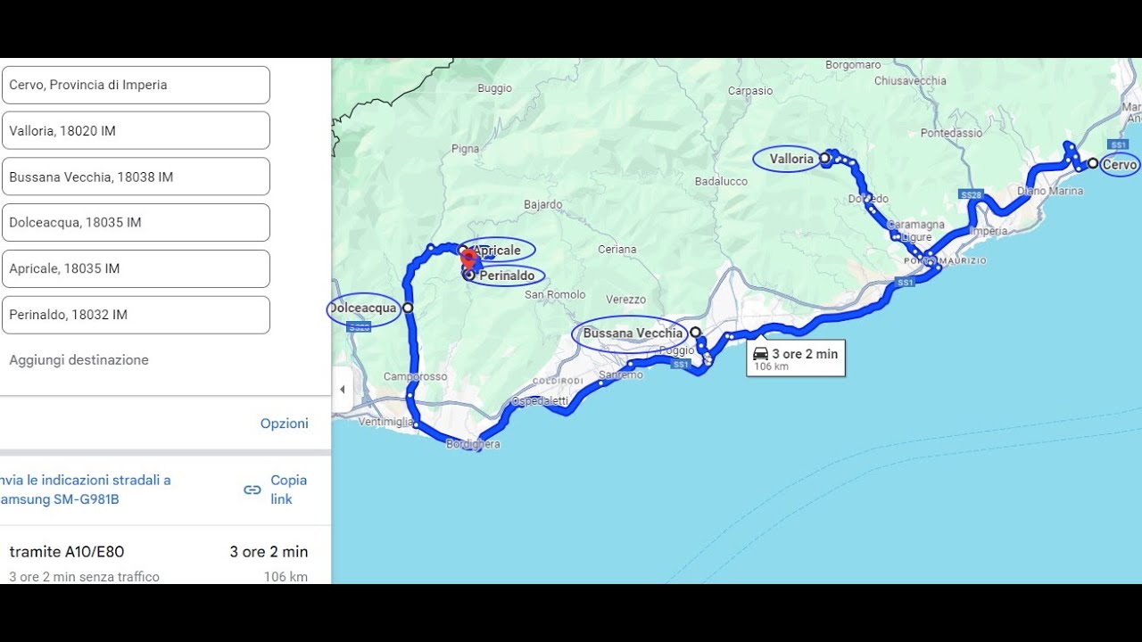 3- 4 ottobre 2024 Visita ai borghi della Riviera di Ponente: Cervo(Im )  Valloria(Im)