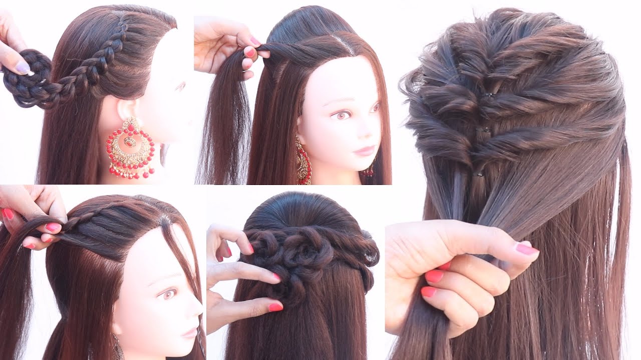 4 brilliant open hairstyle for Eid | latest hairstyle | hair style girl | wonderful hairstyle