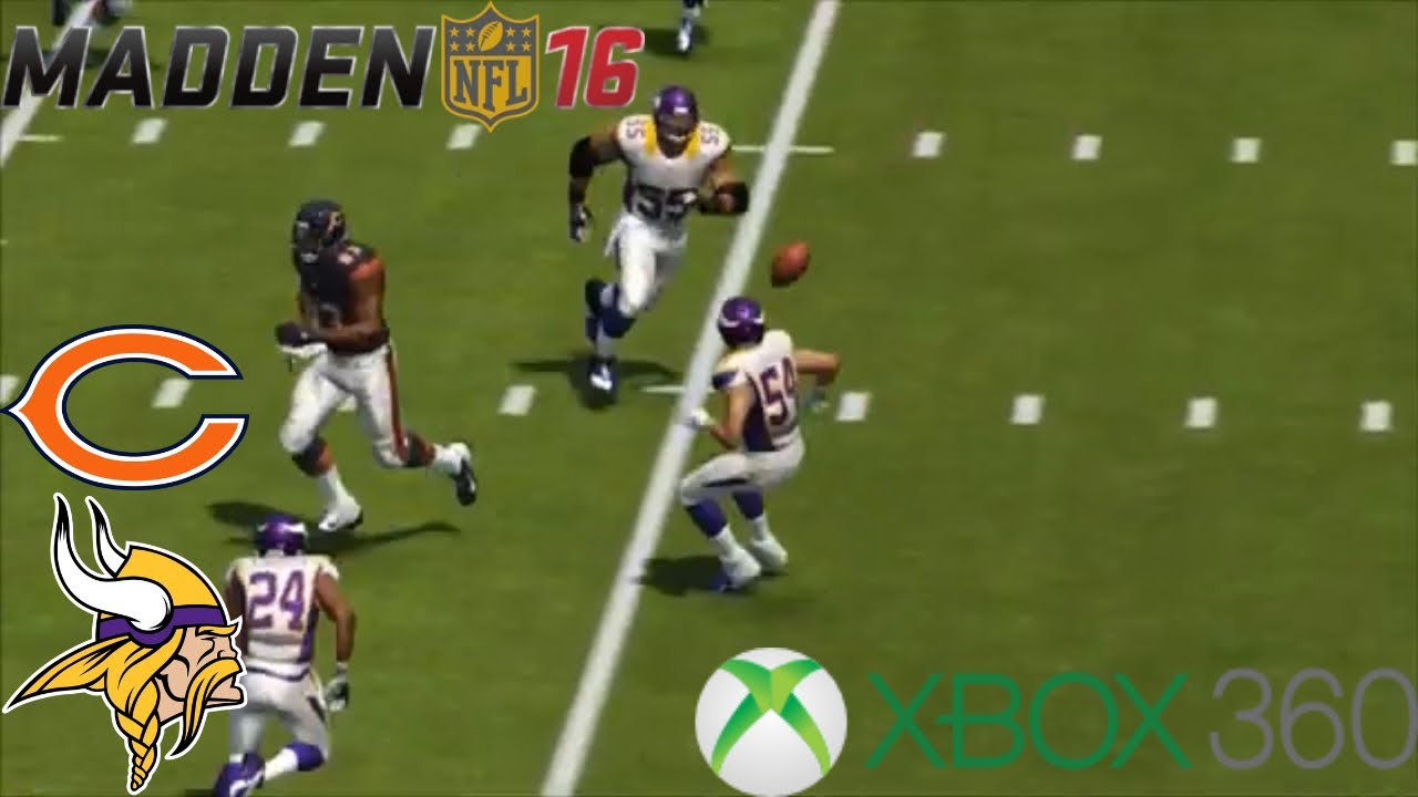 Madden 16 Week 15: Chicago Bears VS Minnesota Vikings [2024]