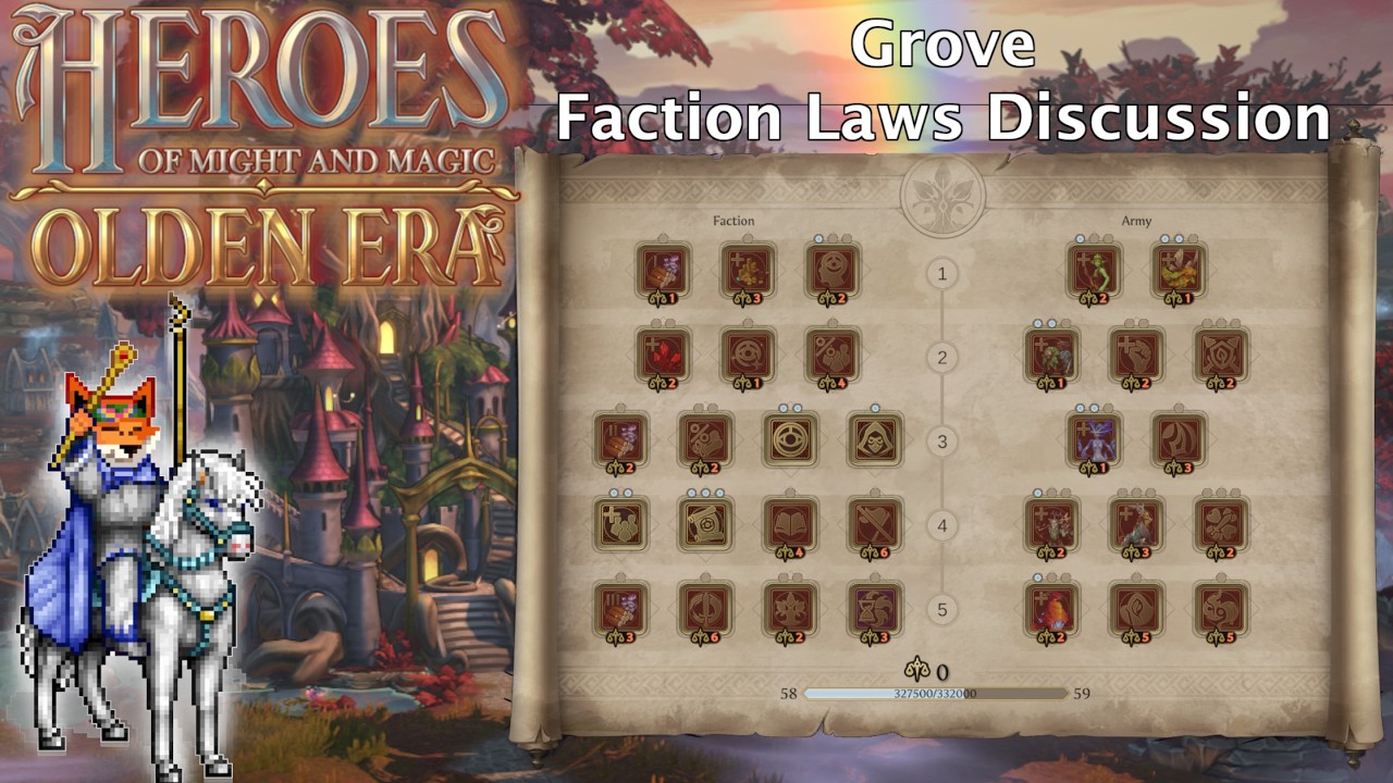 Win Through Grove Faction Laws - Heroes of Might and Magic Olden Era