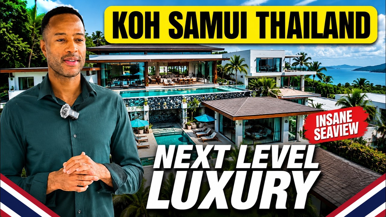 Next Level Luxury Villa in Koh Samui Thailand 🇹🇭 | Insane Seaview Property Tour