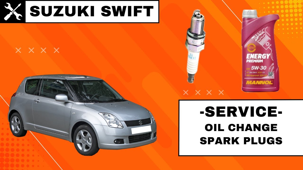 Suzuki Swift 1.3 (MZ, EZ) 2005-2010 - Oil Change and Spark Plugs Change