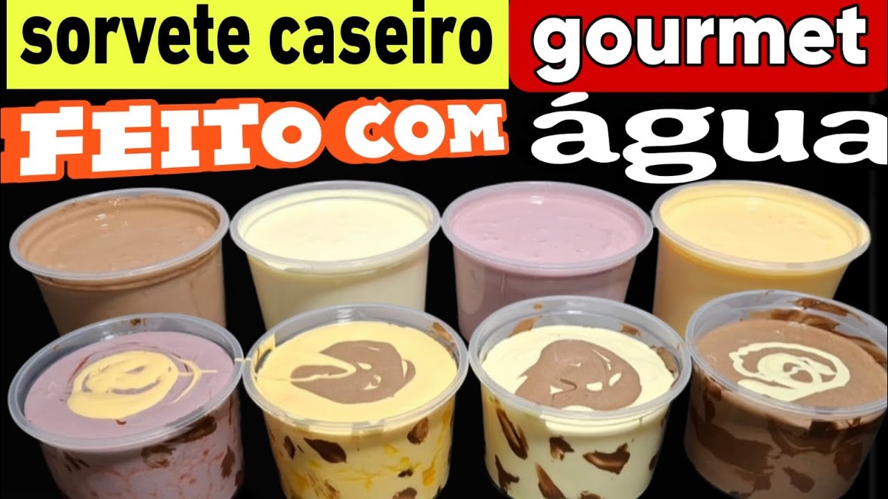 🚨FATURE ATE 3.000🤑 POR MÊS COM ESSES SORVETE GOURMET FACEIS DE FAZER E ECONÔMICO! FEITO COM ÁGUA 