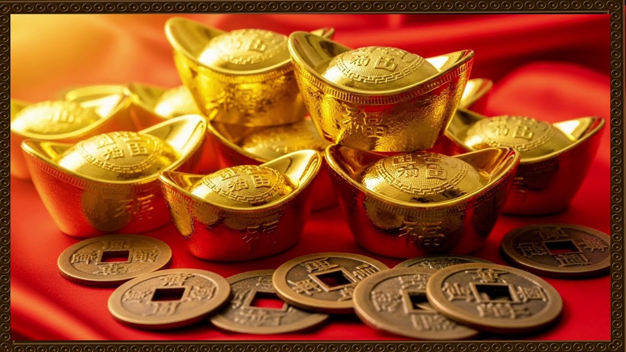Golden Chinese New Year TV Live Frame_4K TV Frame
