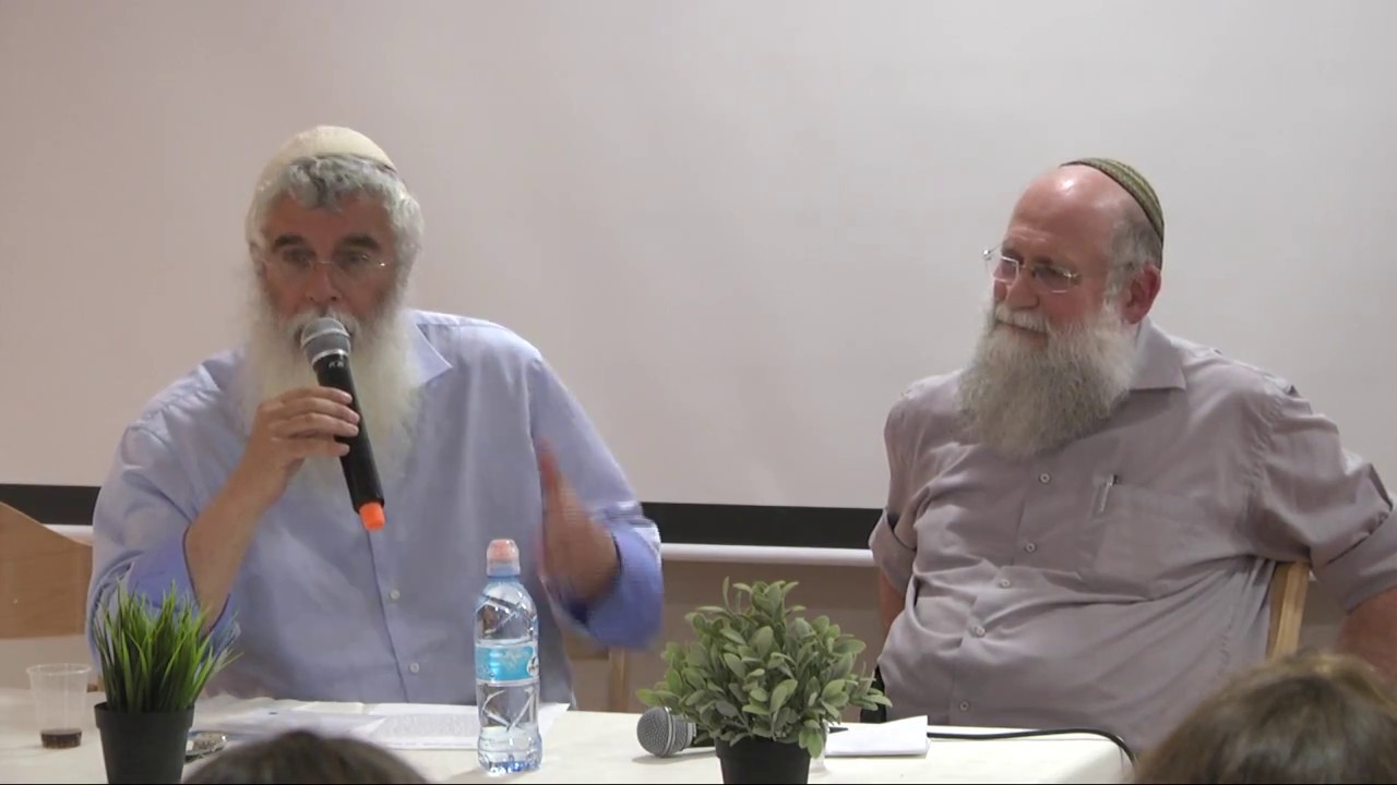 הרב דב זינגר והרב יצחק מנדלבאום: 