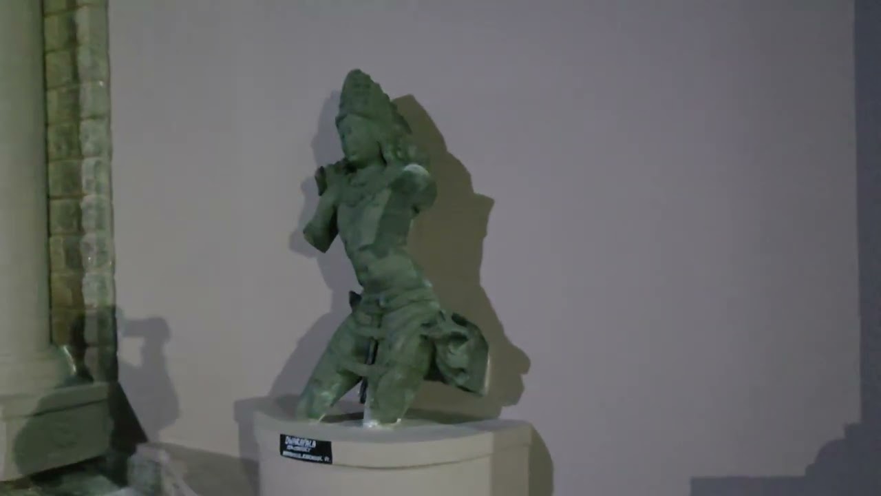 Old medieval sculptures outside Birla museum pictorial stream