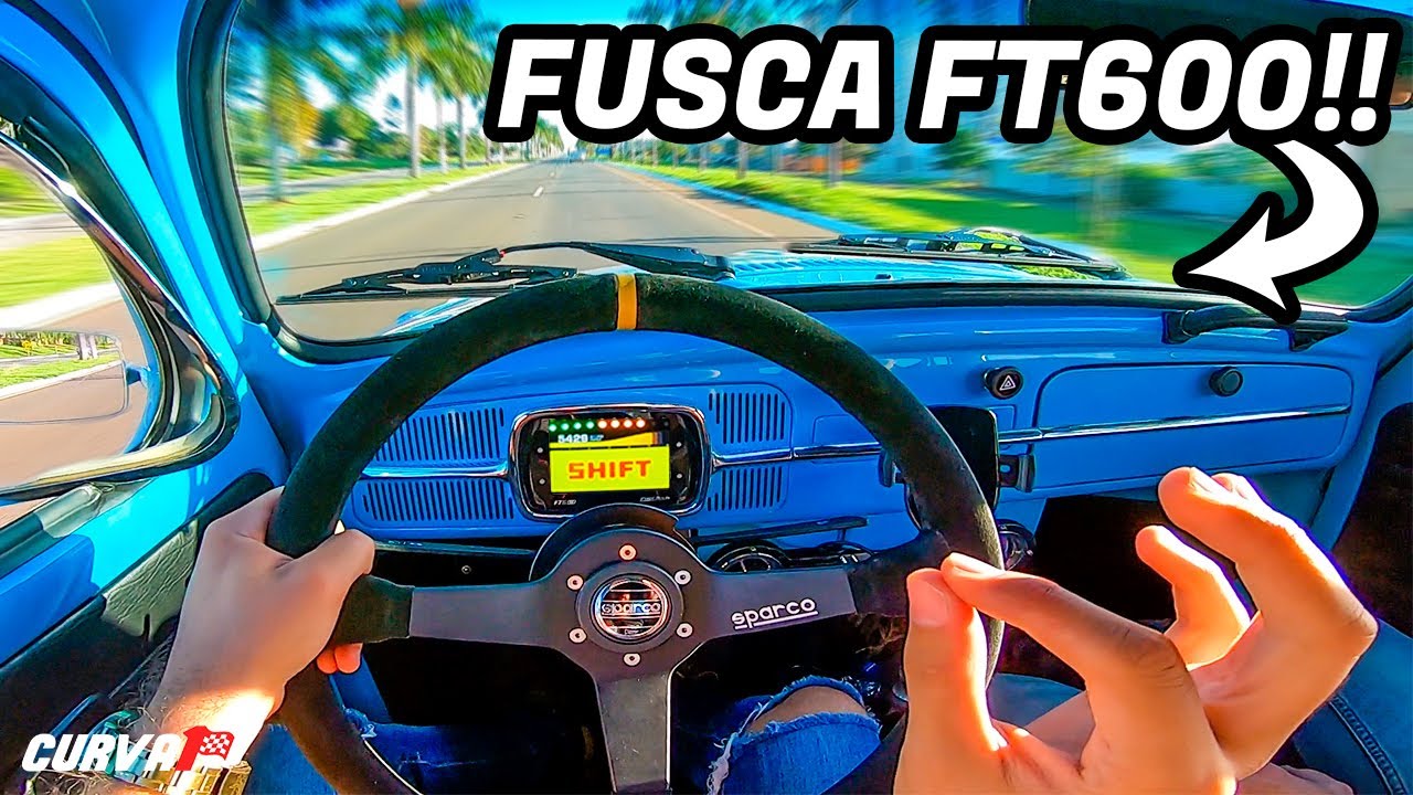 Acelerando Fusca turbo forjado de FT600! SENSACIONAL!