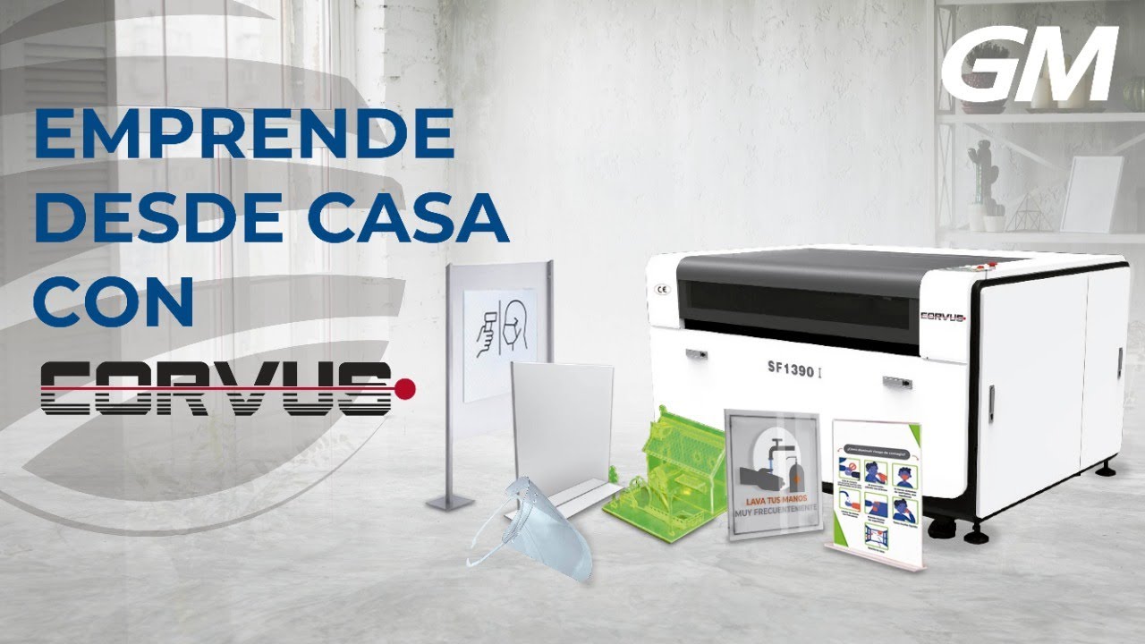 TODO ACERCA DE LASER CORVUS  CORTADORA Y GRABADORA - WEBINAR