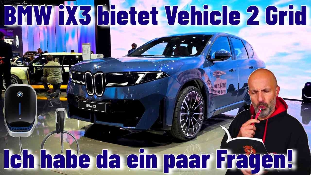 BMW iX3 bietet Vehicle to Grid: Ich habe da ein paar Fragen! #v2g #elektroauto