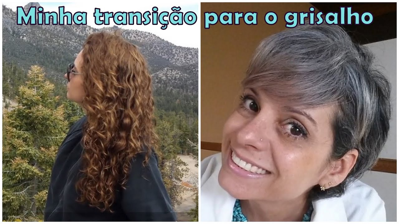 Transição dos cabelos Brancos - 1 ano sem coloração | Página da Kika