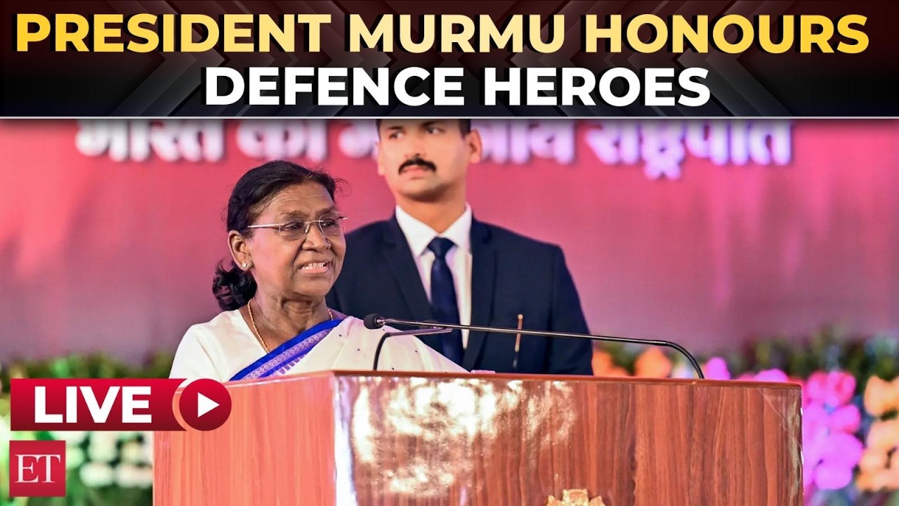 Defence Investiture Ceremony 2026: President Murmu Honours Armed Forces Personnel | LIVE