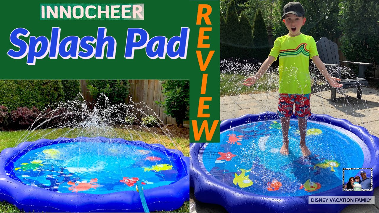 KIDS SPLASH PAD / WATER SPRINKLER by Innocheer Toy Review
