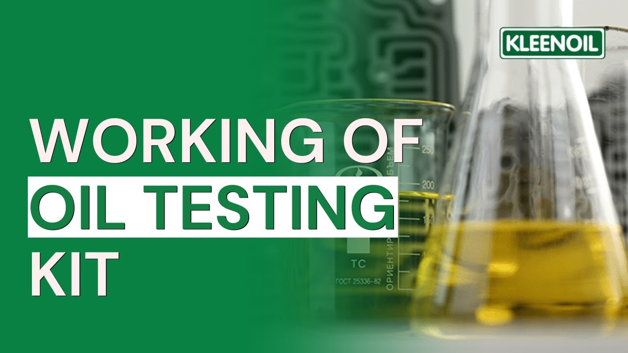 Oil Testing Kit Demo | Kleenoil Filtration India Pvt Ltd