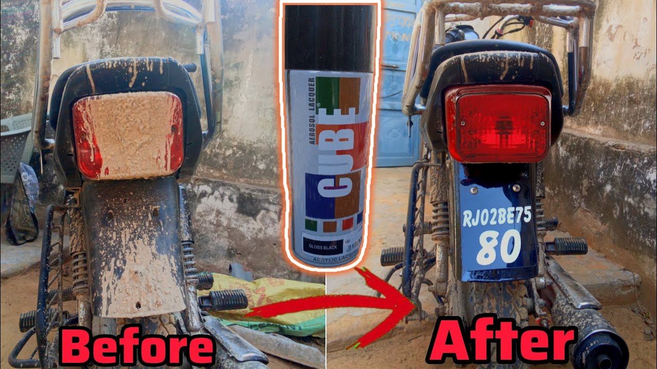 Finally Bike Ke Amargarh Per Paint🖌️ Kar Diya ✅