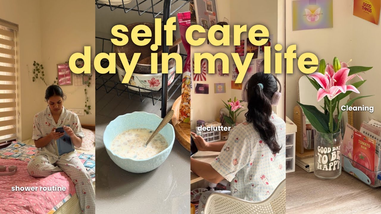 SELF CARE VLOG🫧🌸| declutter, shower routine, cleaning | Malayalam Vlog | Secret Starry Night 