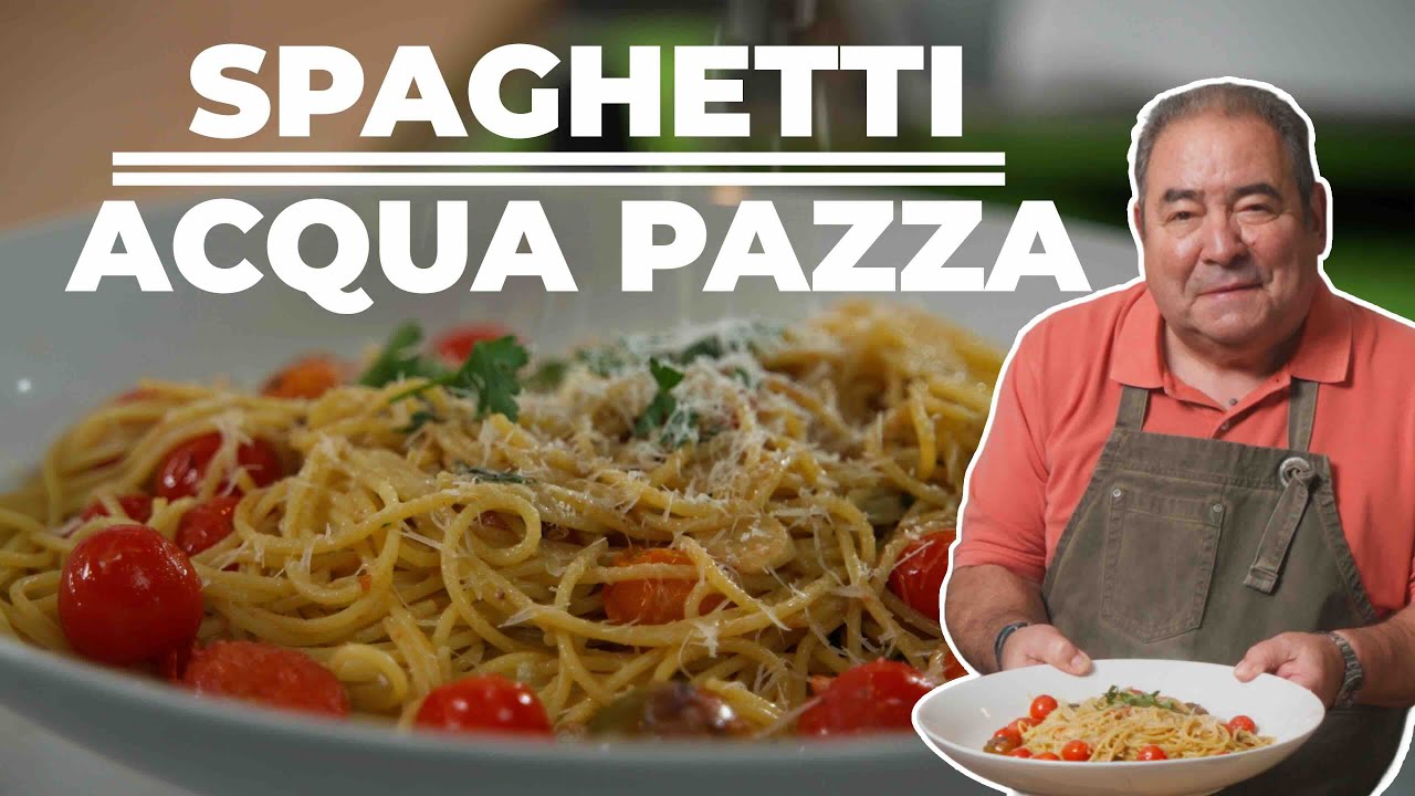 Классический рецепт спагетти Acqua Pazza от Эмерила Лагасса