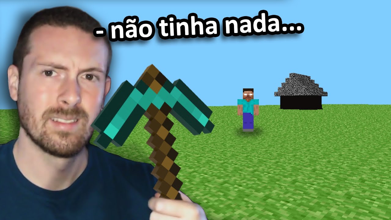 Minecraft era um jogo HORRÍVEL