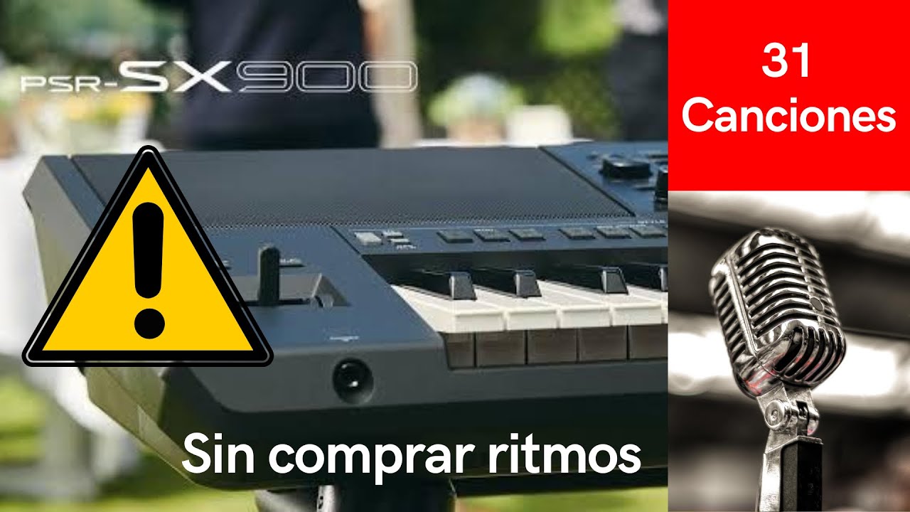 31 canciones con el SX-900 de yamaha