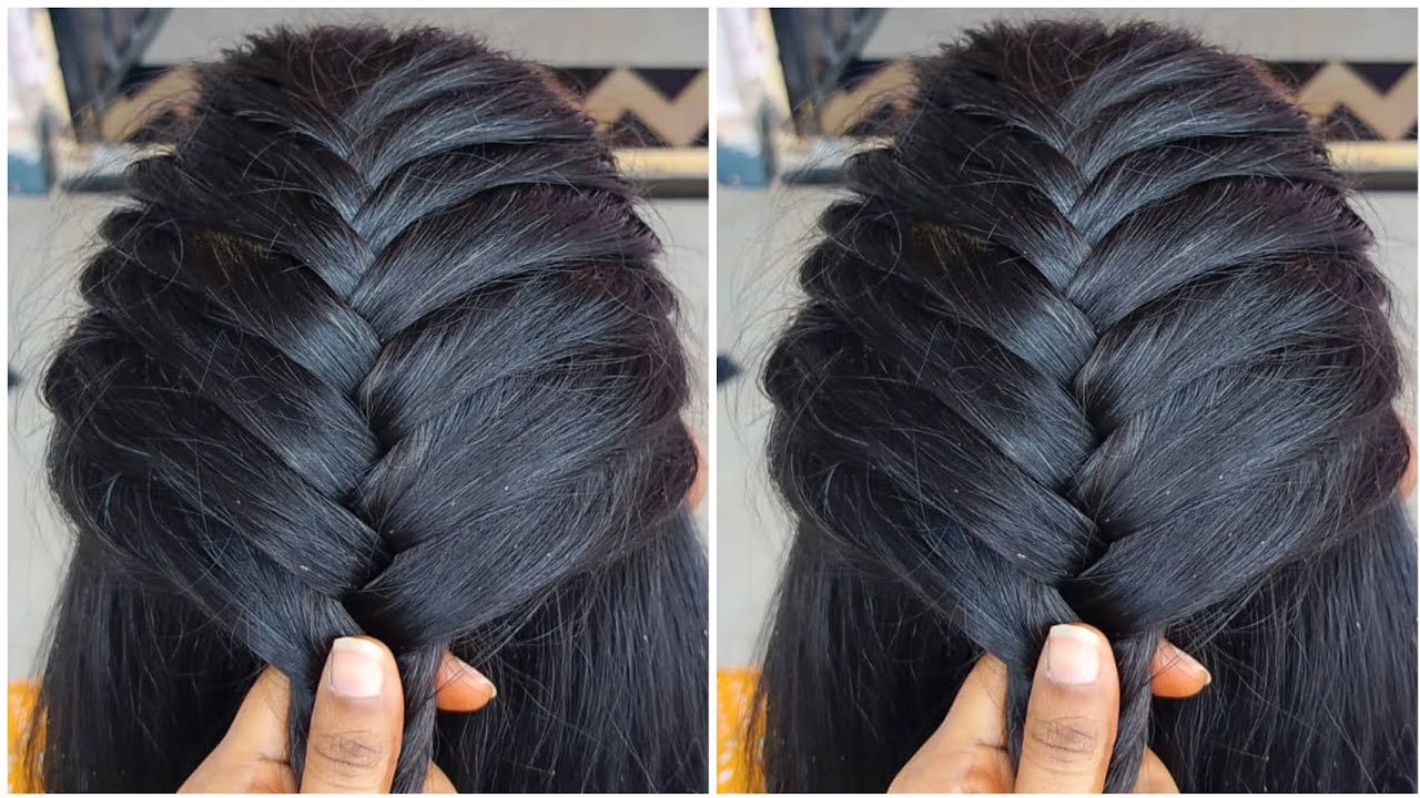 Simple & Unique Hacked Hairstyle Tutorial_ Amazing braid Hairstyle _ Elegent Hairstyle #hairstyle