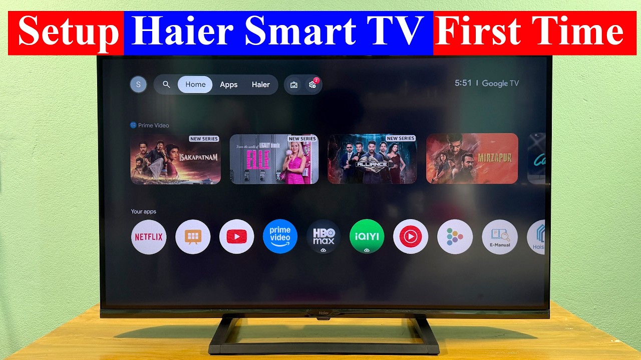 How to Set Up a Haier Smart TV for the First Time