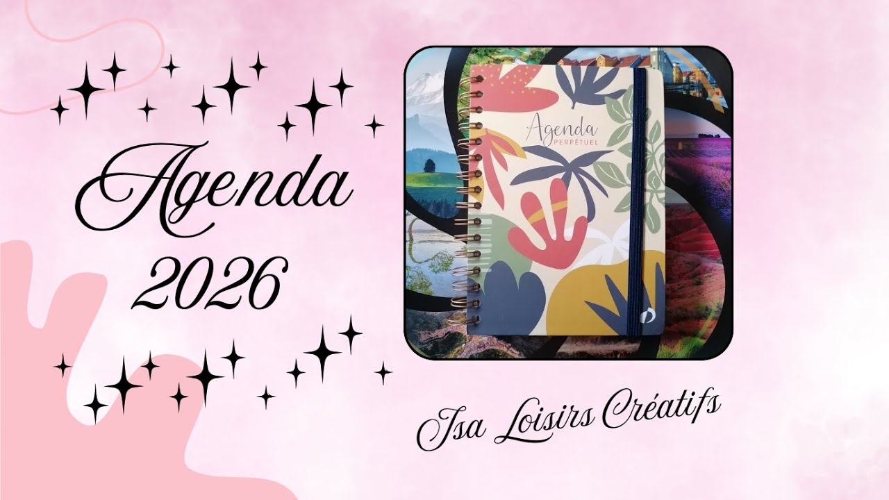 Mon AGENDA 2026 est prêt ! Customisation facile🖌️😊