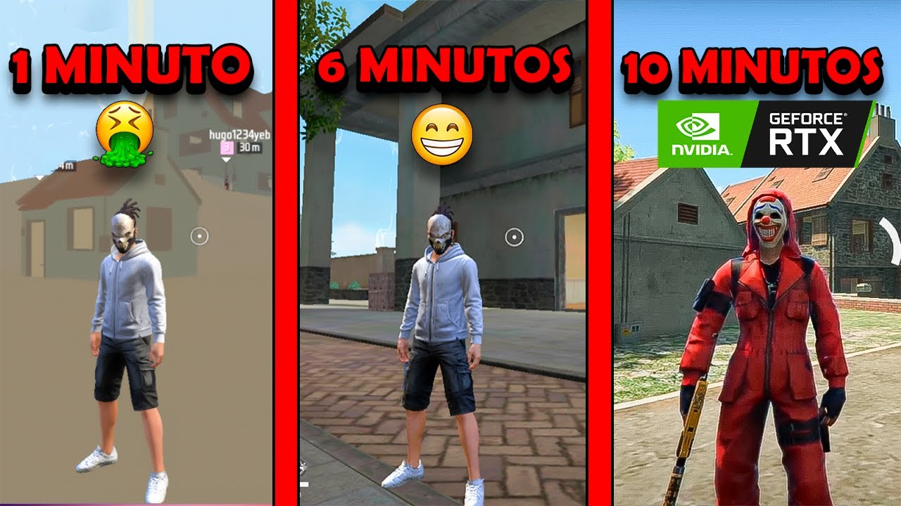 FREE FIRE PERO CADA MINUTO ES MAS REALISTA...😯