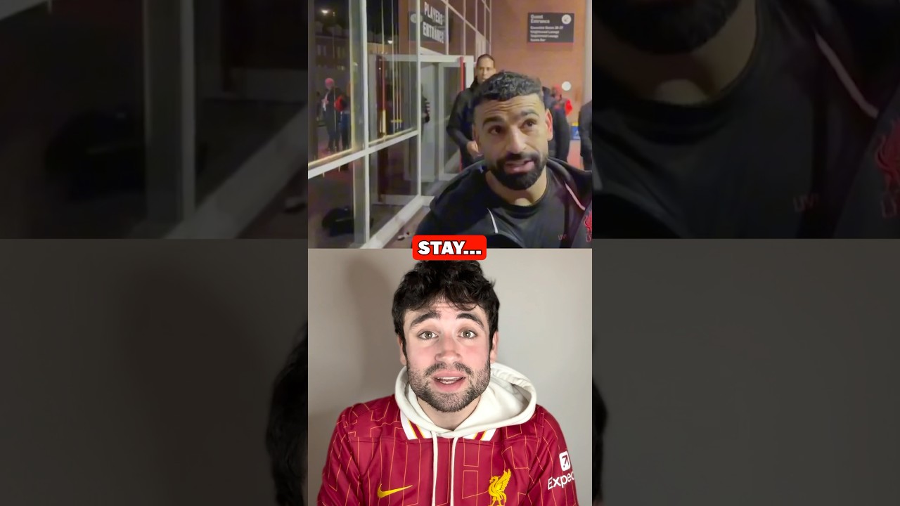 Salah is DESPERATE to STAY!! 😫🙏