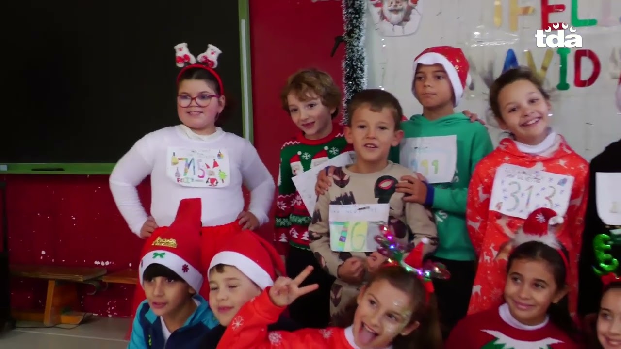 Carrera San Silvestre y Visita Papá Noel CEIP Ángel Santos 19 12 25 TDA