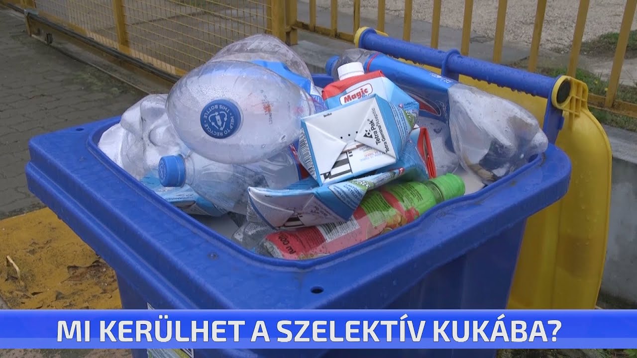 Mi kerülhet a szelektív kukába?