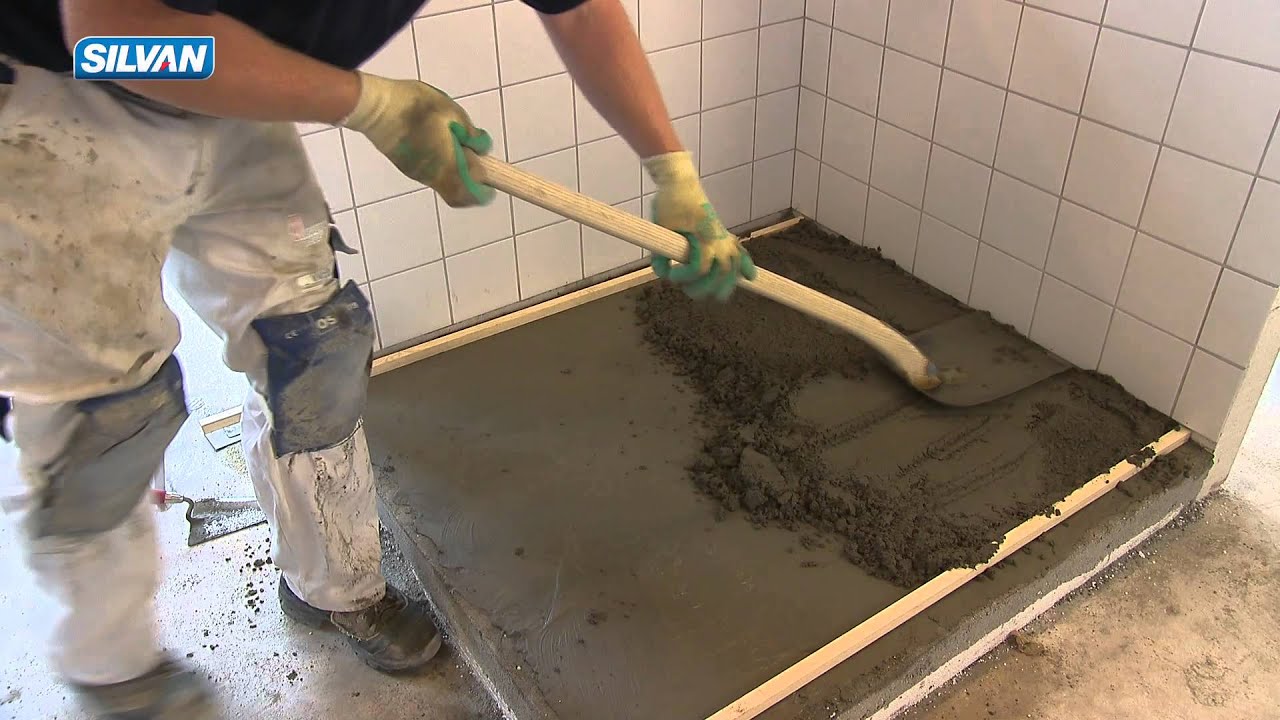 Betongulv - støbning af slidlag del 4 af 5