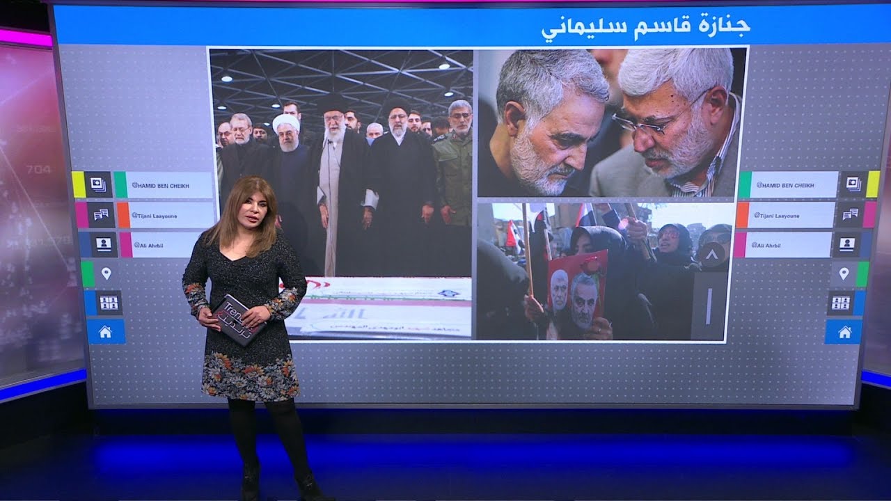 بكاء خامنئي أثناء جنازة سليماني، وترقب لرد إيران على مقتله