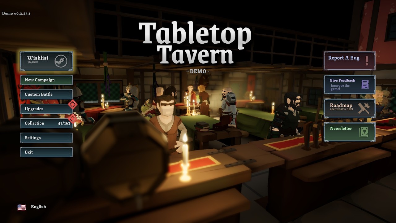 Table Top Tavern Demo, a fantasy rts roguelike with total war style battles