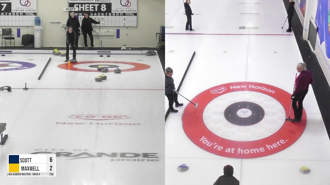 Draw 8 Scott vs Maxwell CA Kananaskis Nordic Spa Alberta Masters Championship