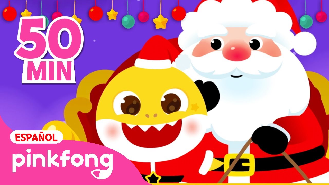 🎄Ladrones de Navidad Roban la Barba de Papá Noel + Sí, Papá en Navidad｜Canciones de Navidad｜Pinkfong