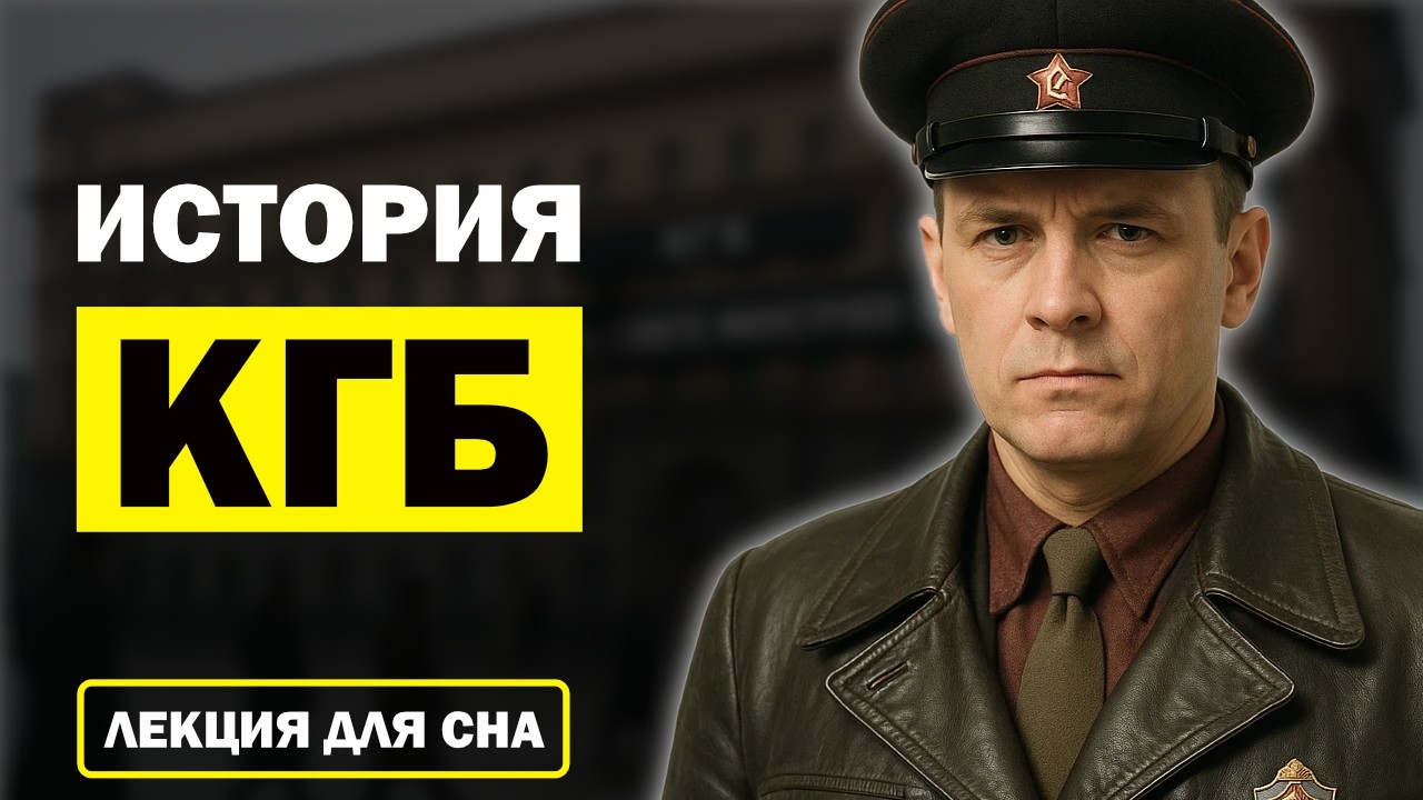 Лекции для Сна 😴 Тайная история КГБ СССР: Как Рождалась Советская Разведка. Слушай и Засыпай