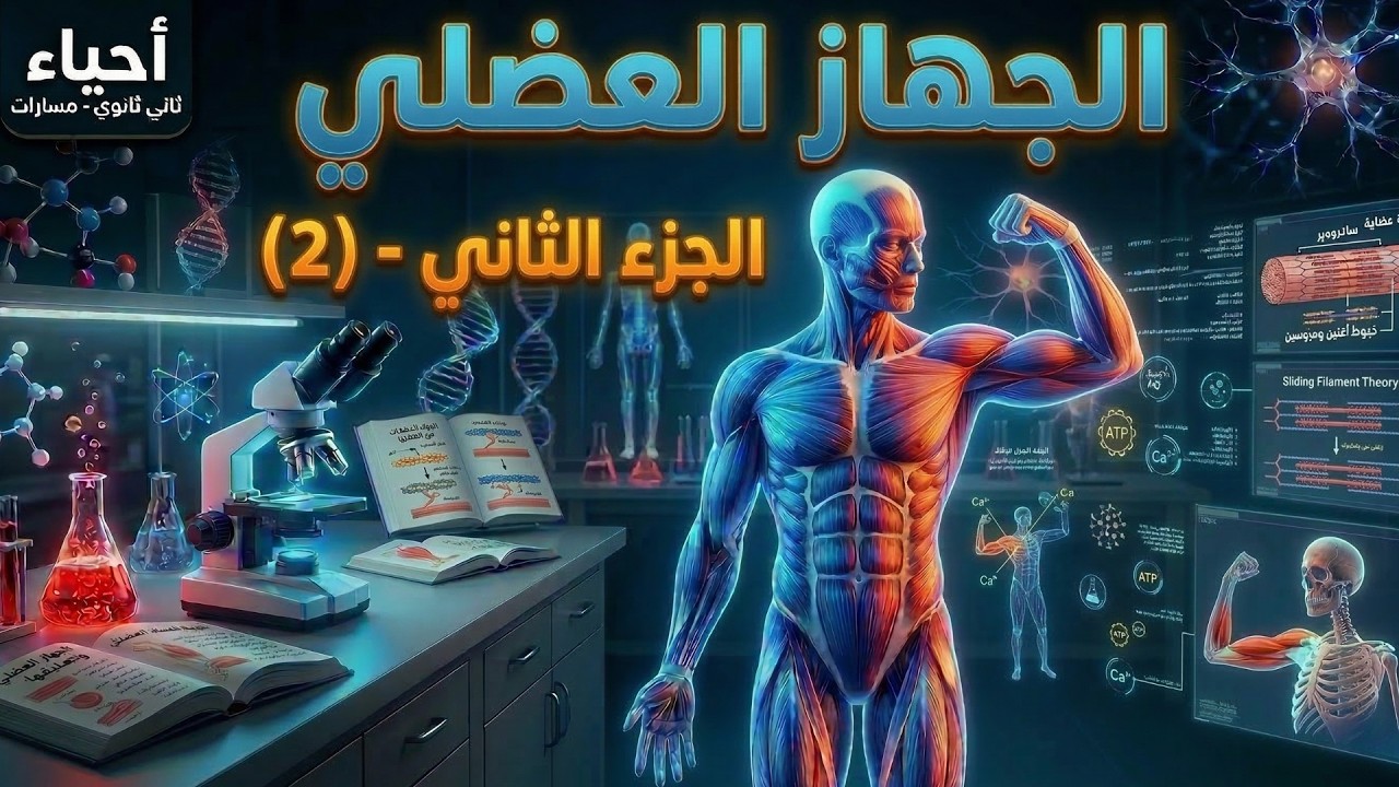 الجهاز العضلي الجزء الثاني | أحياء ثاني ثانوي مسارات