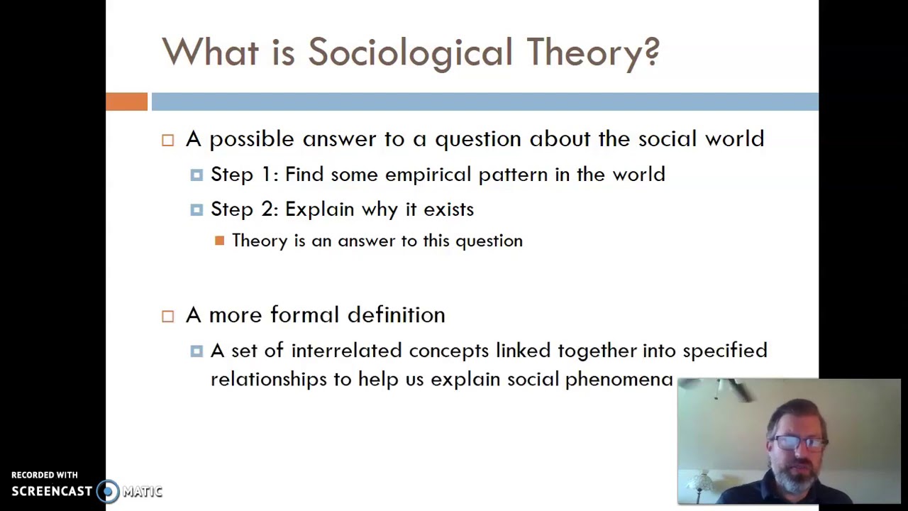 What is Sociological Theory?