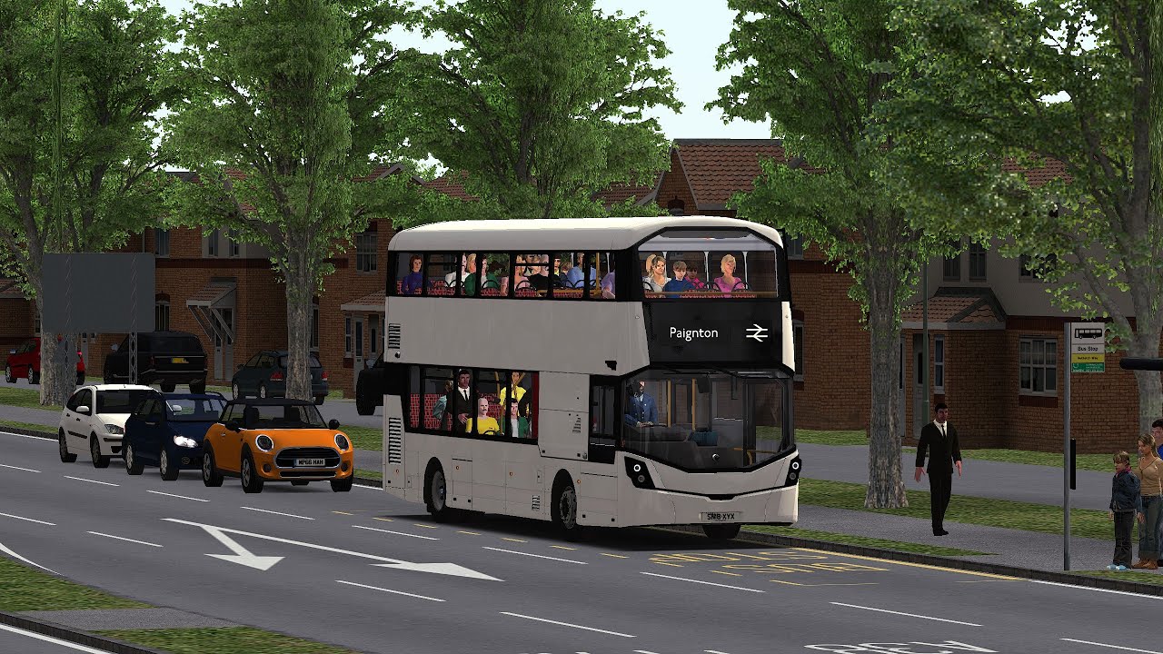 OMSI 2 || 35 to Totnes Road || Wright Electroliner || No Commentary || Westcountry