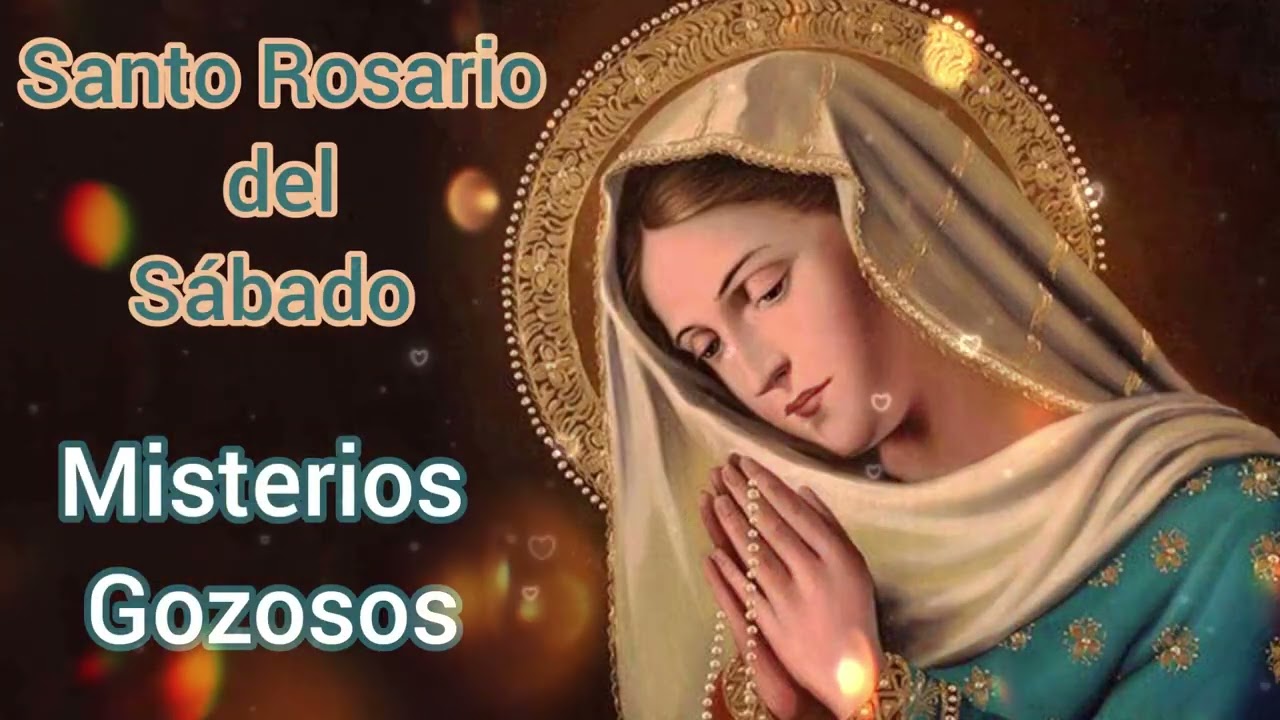SANTO ROSARIO CORTO HOY SABADO 14 DE MARZO - MISTERIOS GOZOSOS.