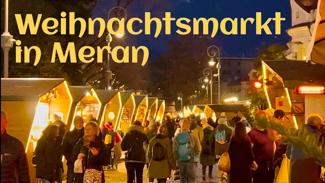 Weihnachtsmarkt in Meran, Südtirol / 28. Dezember 2024- Mercatino di Natale a Merano, Alto Adige