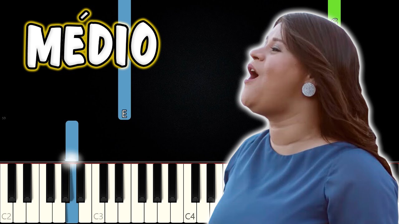 Jó - Midian Lima | Versão Médio | Piano e Teclado Tutorial