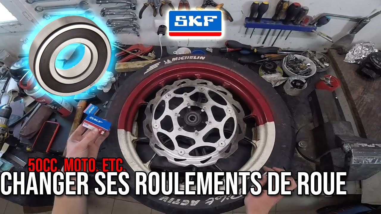 COMMENT CHANGER SES ROULEMENTS DE ROUE MOTO (50cc et +)