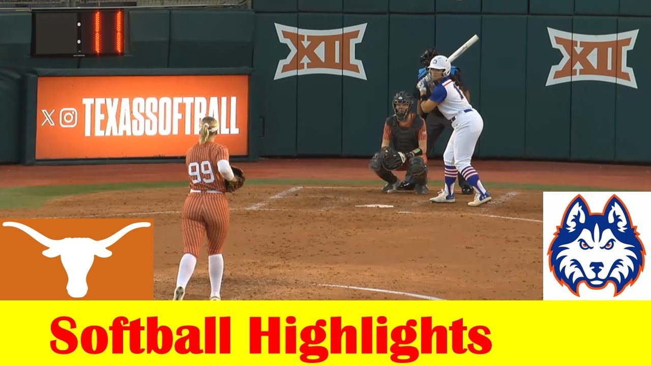 Houston Christian vs #2 Texas Softball Game Highlights, Feb 21 2024