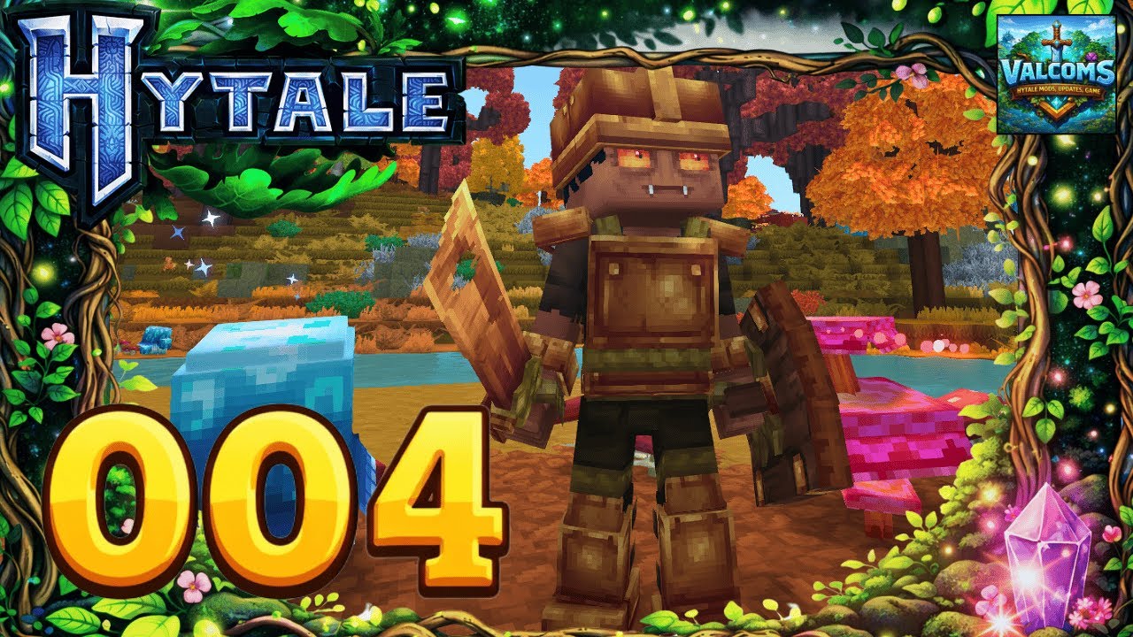 004Hytale Let’s Play (GER) #004 – Wir zupfen ganz zart das Leder vom Leib 🐵